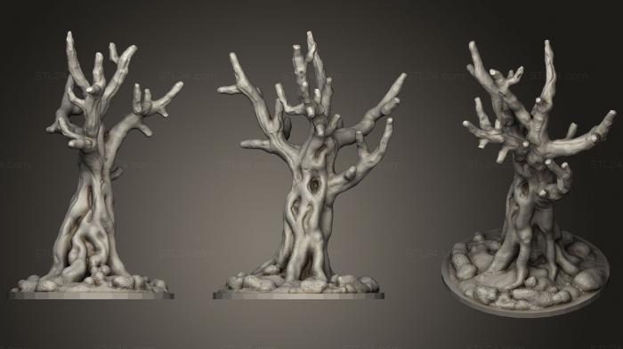 Статуэтки упрощенные (Дерево 1, STKPR_1322) 3D модель для ЧПУ станка